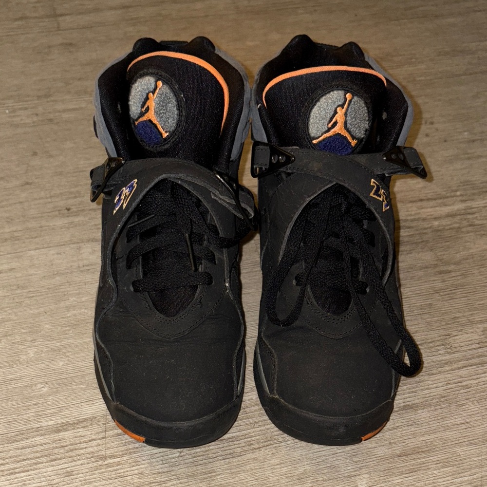 Jordan Kids Sneakers Black and Orange